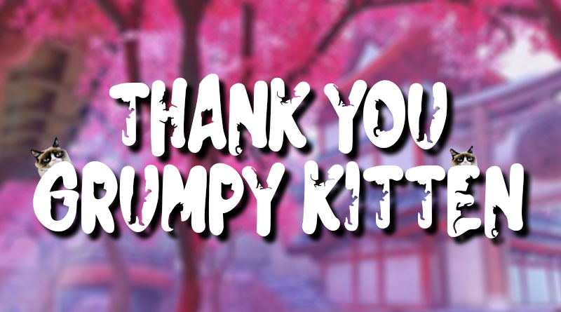 Thank You, Grumpy Kitten!