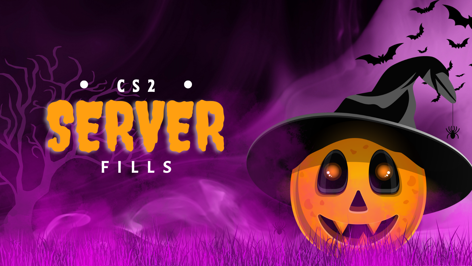 Black Purple Scary Pumpkin Happy Halloween Facebook Cover .png
