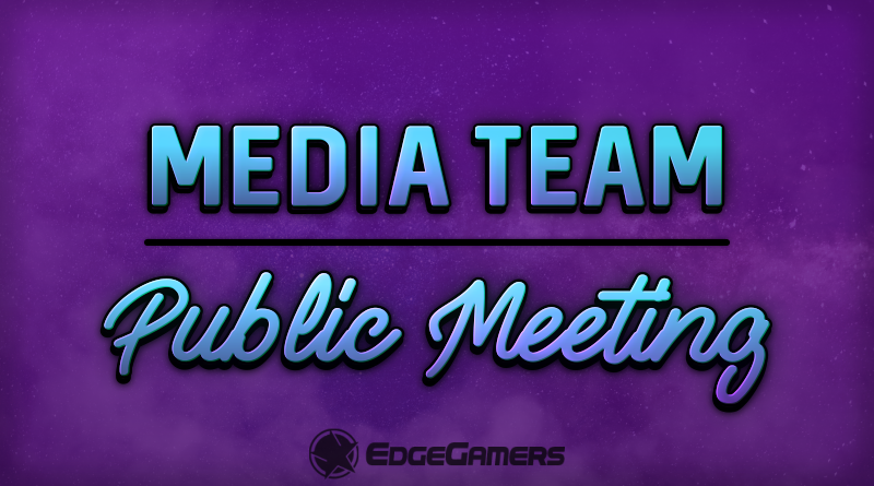 Media Team Public Meeting!!! // December 13th, 2020