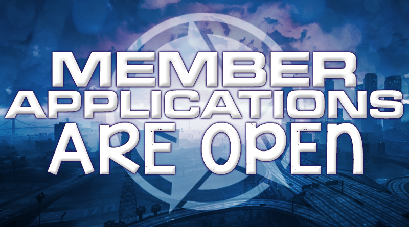 Member Applications are Live!