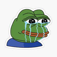 FeelsStrongMan Emote High Quality Sticker by SimplyNewDesign | Redbubble